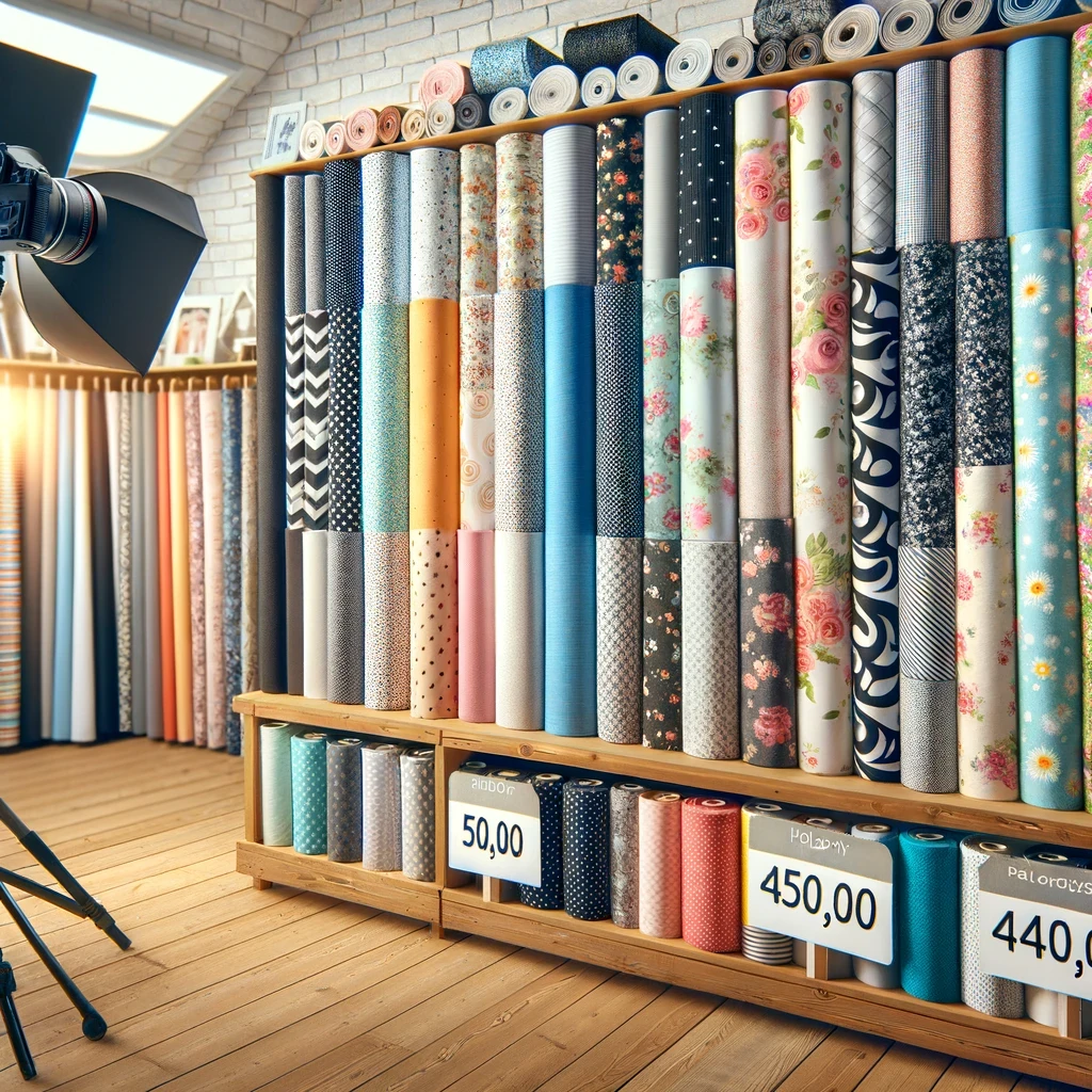 Materiałowe tła fotograficzne