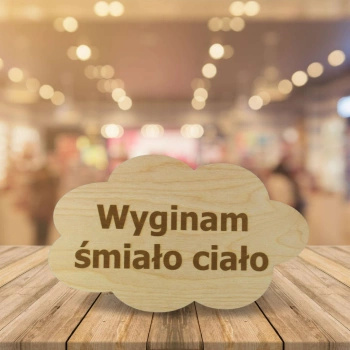 Drewniane tabliczki do fotobudki - dwustronne