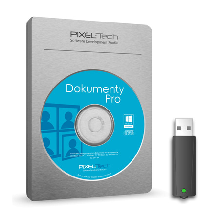 Dokumenty Pro 8 z kluczem sprzętowym USB