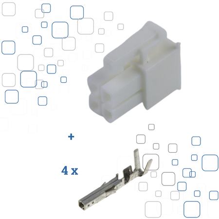 Złącze Molex 39-01-2045 z 4 stykami