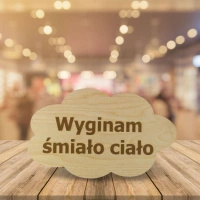 Drewniane tabliczki do fotobudki - dwustronne