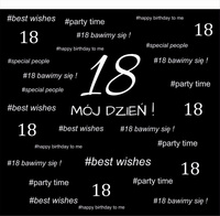 Tła fotograficzne na 18 urodziny